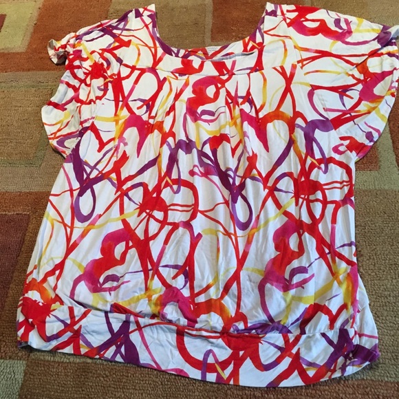 Lane Bryant Multicolor Tunic Size 22/24 - Picture 1 of 3